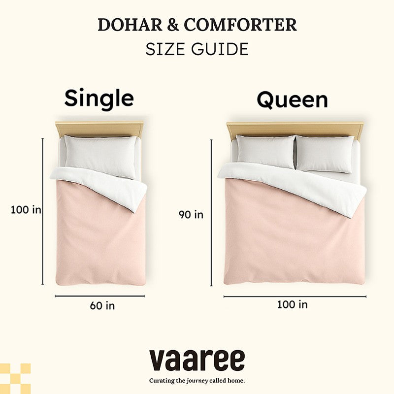 Sumi Reversible Cotton Dohar (Orange)  - 180 GSM media 7