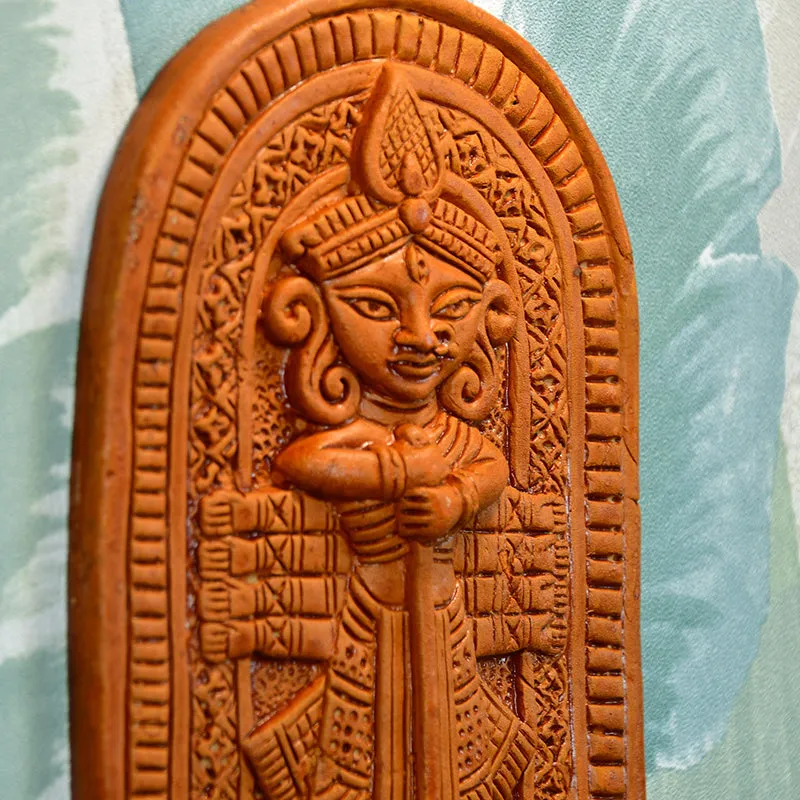 Mrittika Durga Terracotta Wall Accent media 6