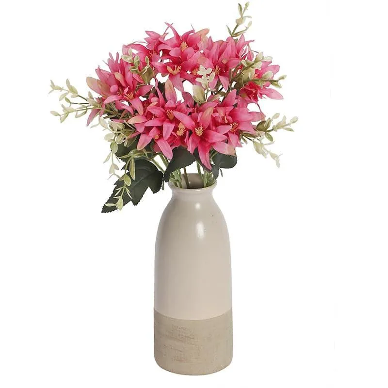 Faux Lily Bunch (Pink) - Set Of Two media 3