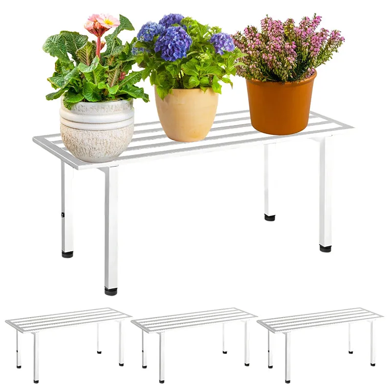 Planar Metal Planter (White) - Set Of Four media 4