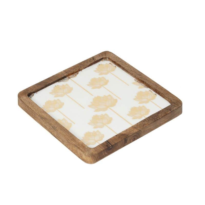 Jeannine Square Wood Platter media 4