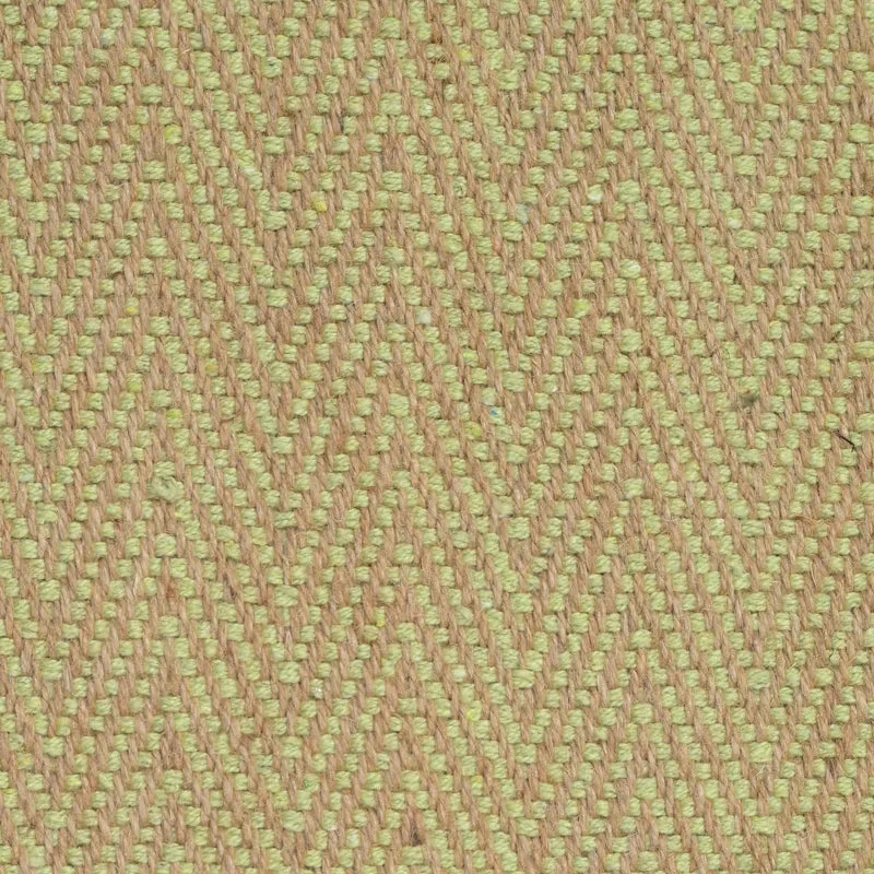 Saral Home ChevronTread Anti-Slip Jute Cotton Area Rug - Green media 4
