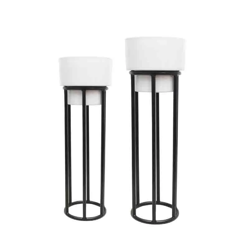 Whimsy Planter With Stand - Set Of Two media 3