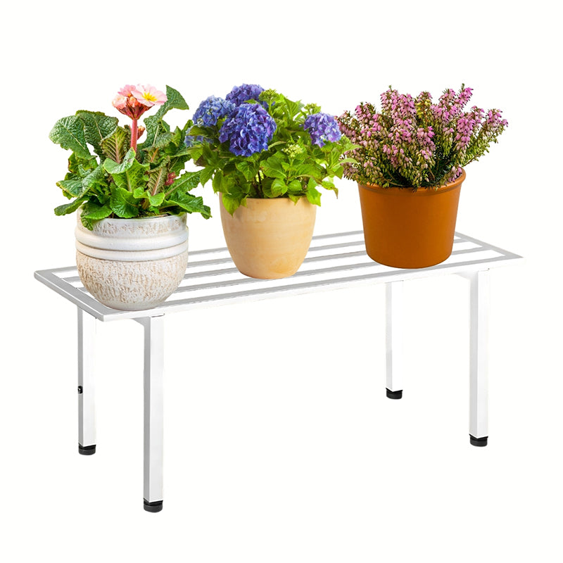 Planar Metal Planter - White media 3