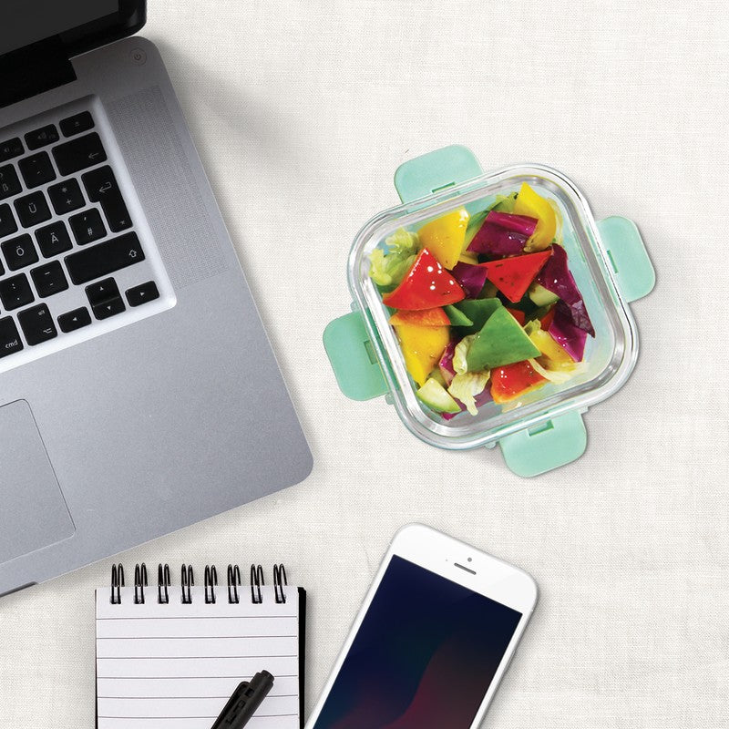 Grabzo Leak Proof Glass Lunch Box - 310 ML media 8