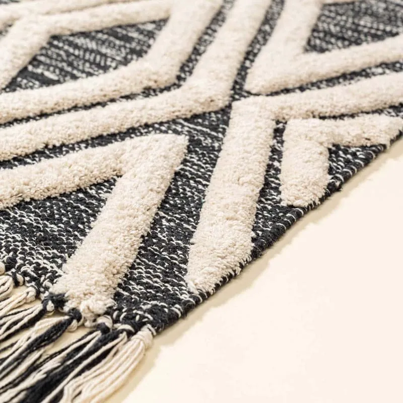 Crosser Cotton Antiskid Tufted Cotton Rug media 5