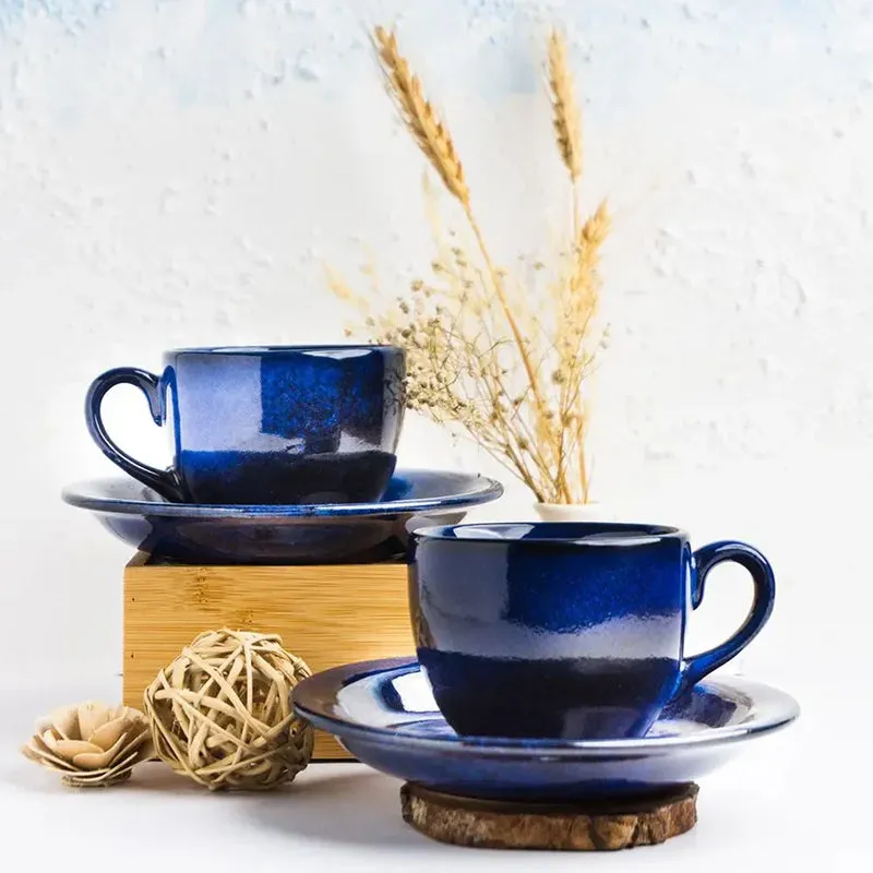 Zoda Handmade Cup & Saucer - 240 ML media 1