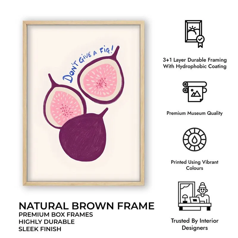 Fresh Fig Archival Canvas Wall Art - Brown media 10