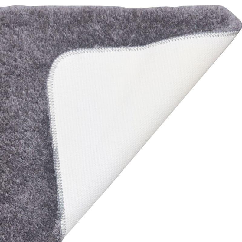 Foot Mate Anti Slip Polyester Bathmat (Grey) - Set Of Two media 5