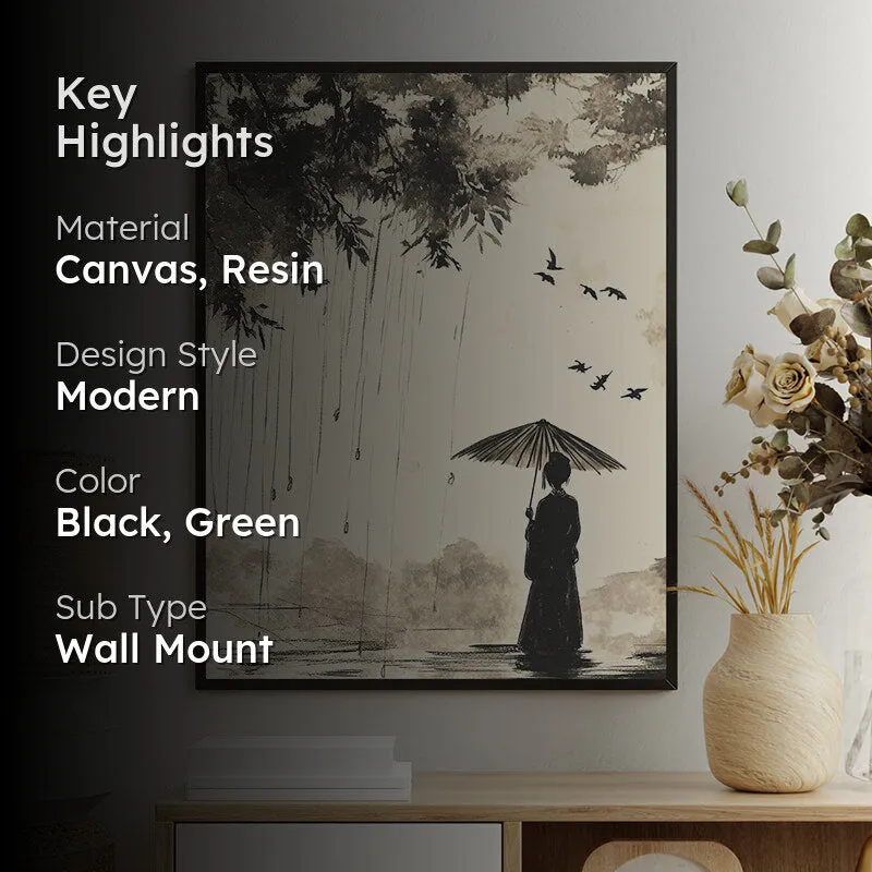 Rainy Days Wall Art With Resin Frame media 2