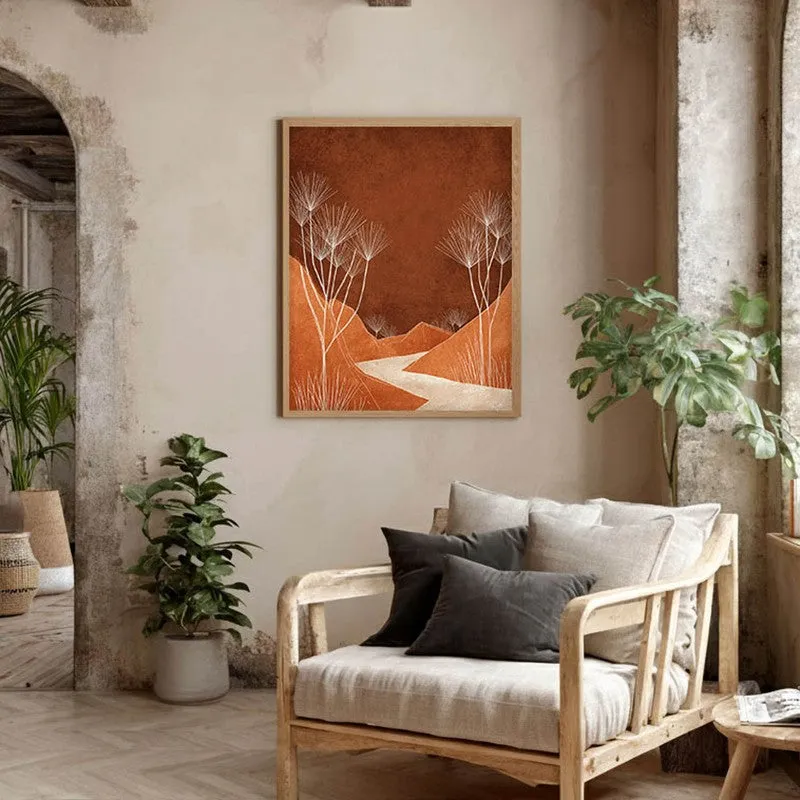 Vanpath Canvas Wall Painting With Brown Frame media 8