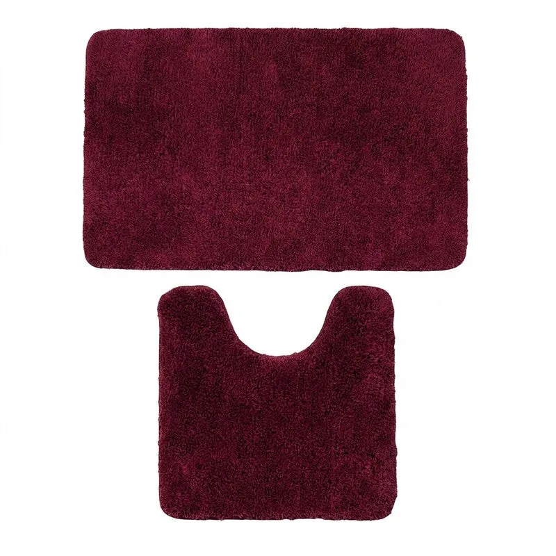 BathEase Anti Skid Bath Mats (Red) - Set of Two media 3