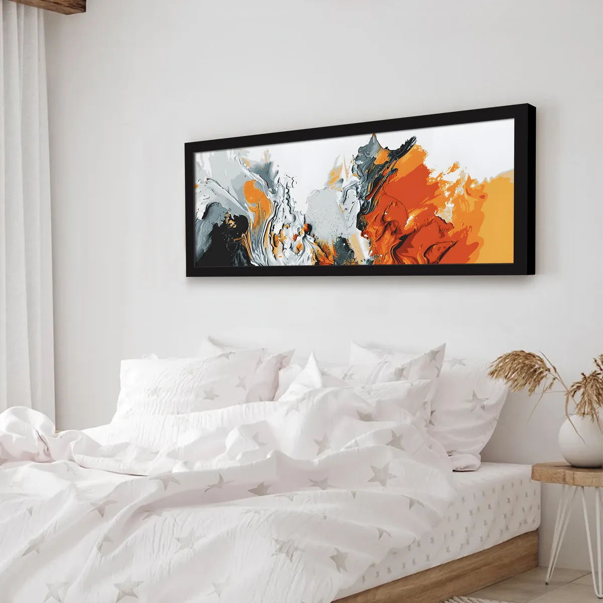 Aestrel Abstract Wall Art With Frame media 4