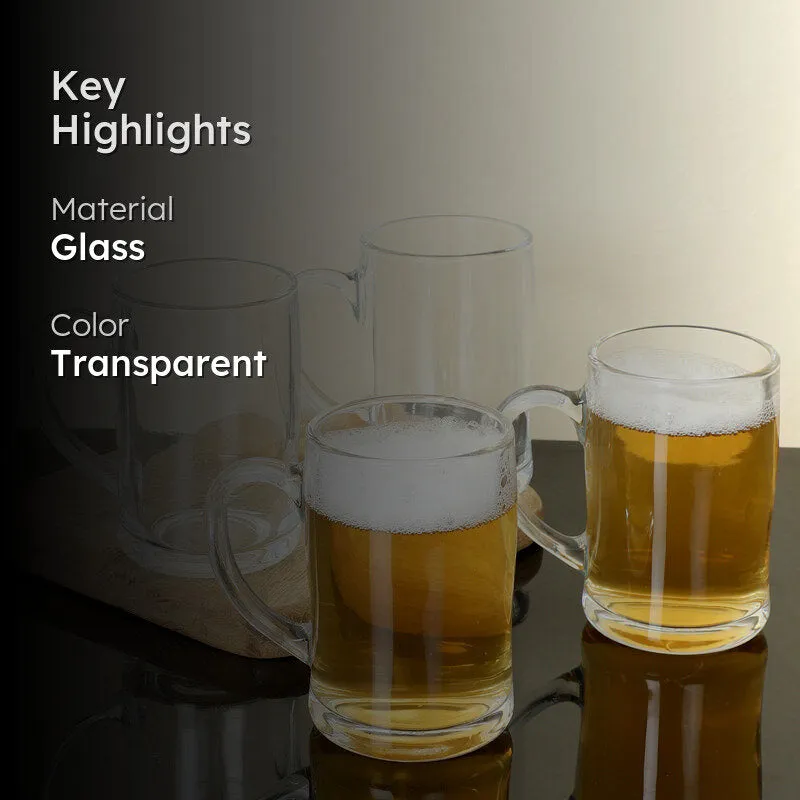 Lorenzo Beer Mug (350 ML) - Set Of Four media 2