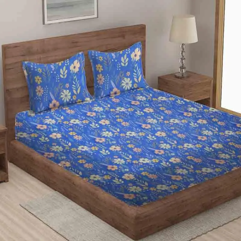 Garden Of Flowers Bedsheet - 130 GSM media 3