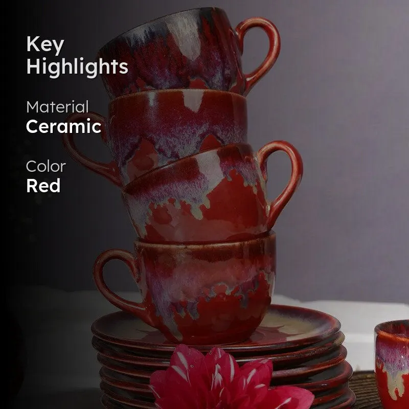 Gramae Handmade Cup & Saucer - 300 ML media 2