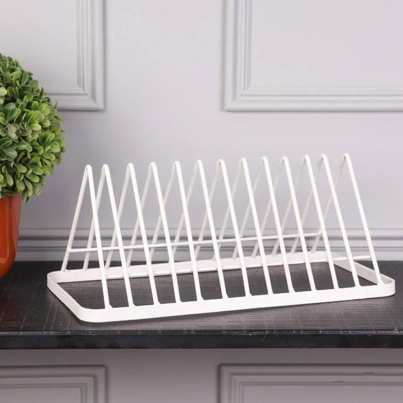 Metal Plate Rack - White media 3