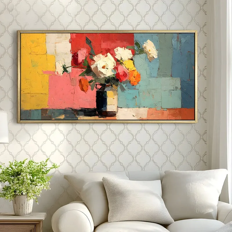 Florique Canvas Wall Painting With Frame media 4