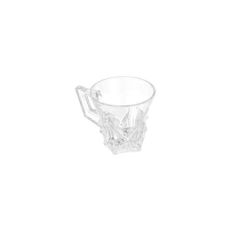 Calden Glass Tea Cup (135 mL Each) - Set Of Six media 3