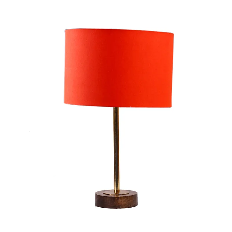 Cotin I Rodin Wooden Table Lamp - Orange,Gold,Brown media 5