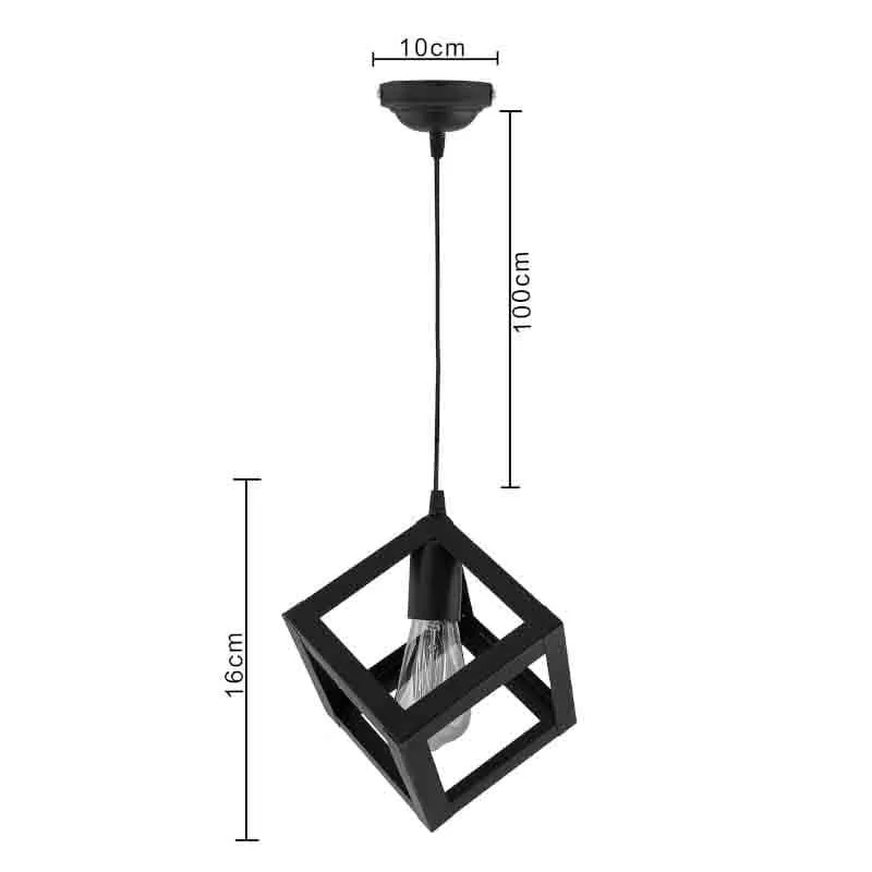 Cube Metal Ceiling Lamp media 7
