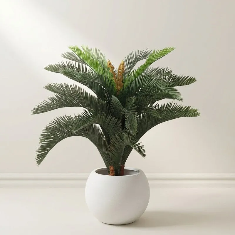 LeafEssence Artificial Plant With Black Plastic Pot - 3.5 ft media 1