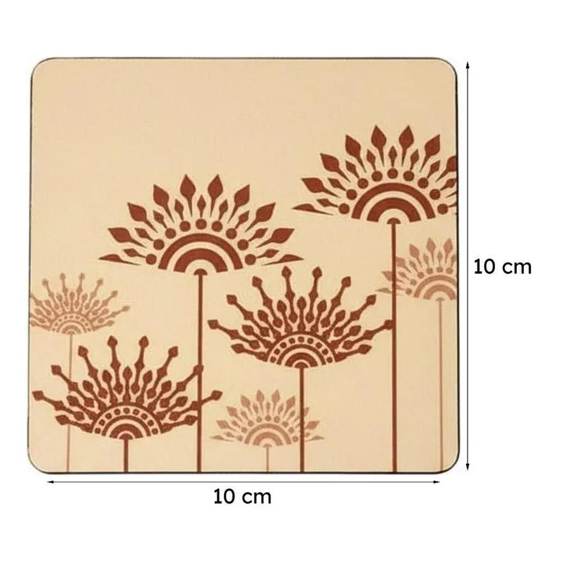 Vadana Floral Coaster - Set Of Six media 7