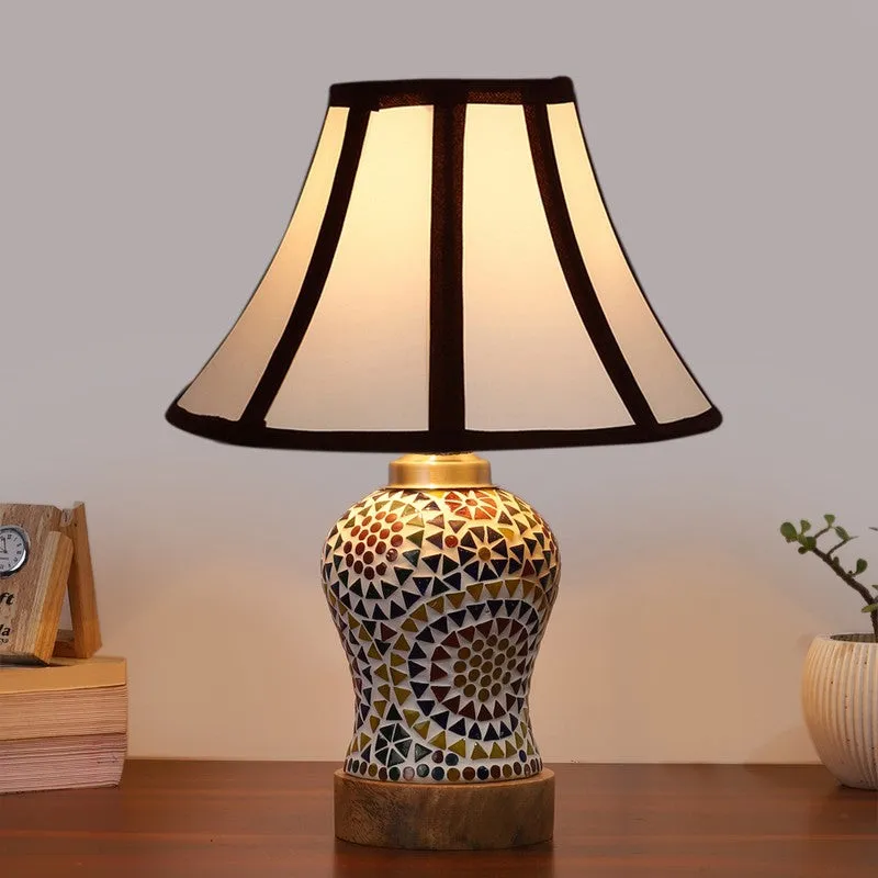 Aurenique Wooden Table Lamp - Multicolor media 3