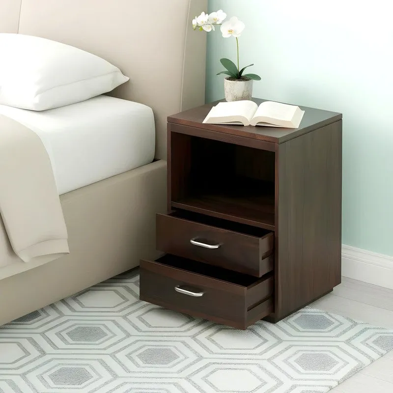 Uverix Sheesham Wooden Side & Bedside Table - Brown media 3