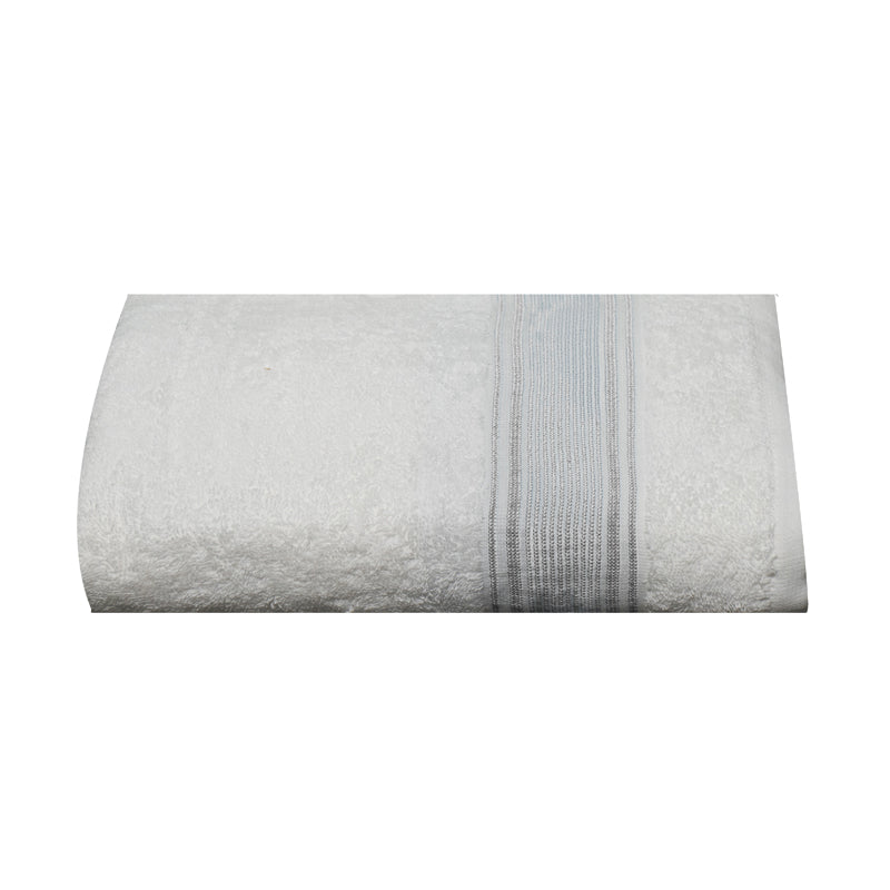Micro Cotton LuxeDry Comfort Bath Towel - White & Black media 5