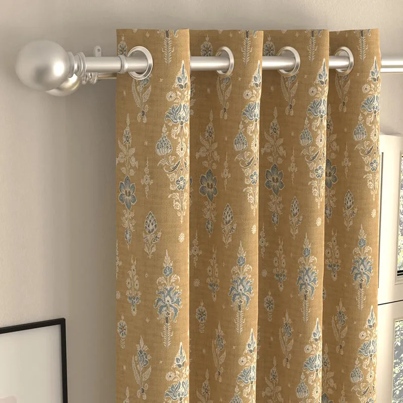 Urban Space Imperial Curtain (Mustard) - Set Of Two media 3
