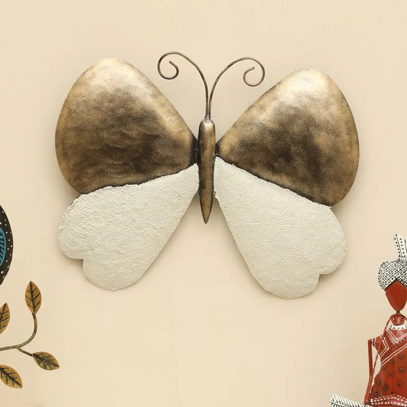 Auric Butterfly Metal & Ceramic Wall Accent media 1
