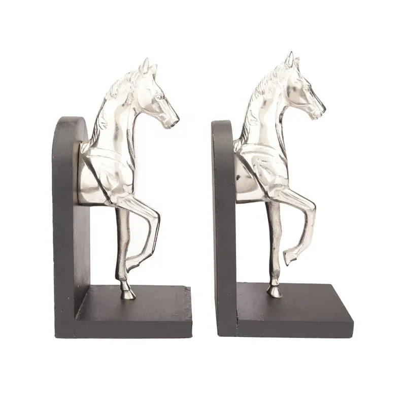 Stallion Grace Bookend (Silver) - Set Of Two media 3