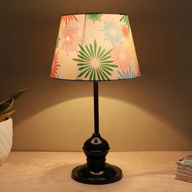 Hikari Griff Printed Metal Table Lamp - Multicolor media 1