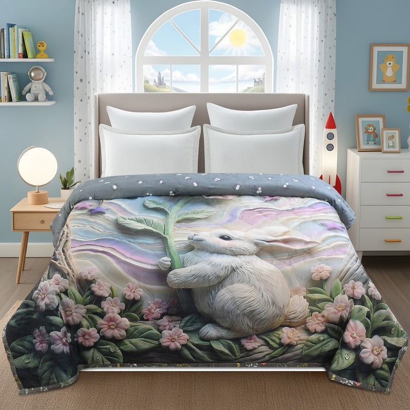 Florabbit Micro Fiber Comforter - 220 GSM