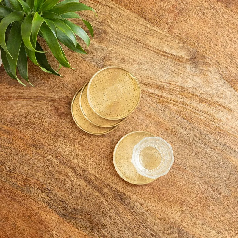 Golden Mist Coaster - Set Of Four media 1