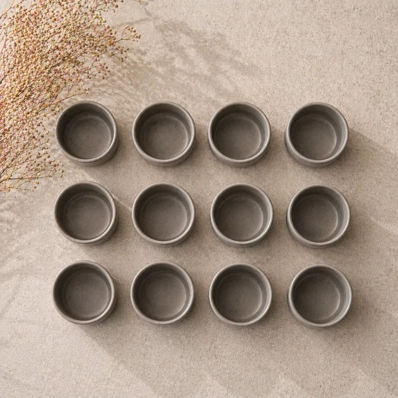 SauceServe Ceramic  Dip Bowl (50 mL Each) - Set of Twelve - 5