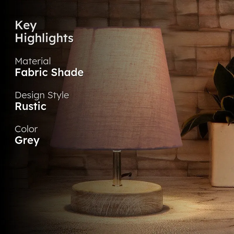 Renvo Fabric Table Lamp - Grey media 2