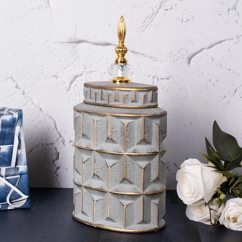 Ashwave Ceramic Jar Showpiece - Small media 3