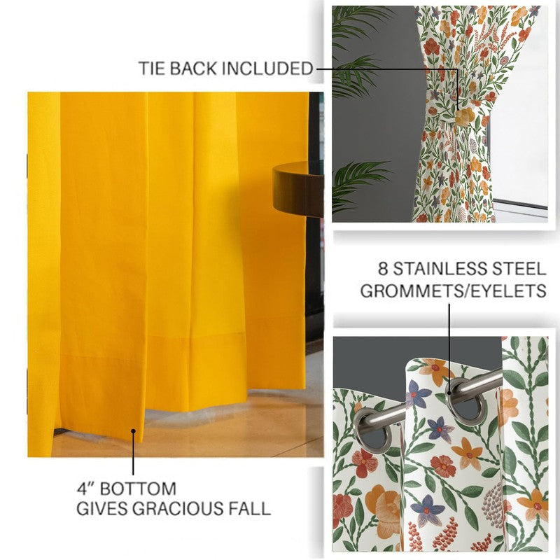 Urban Space Vasant Curtains - Set Of Three media 5