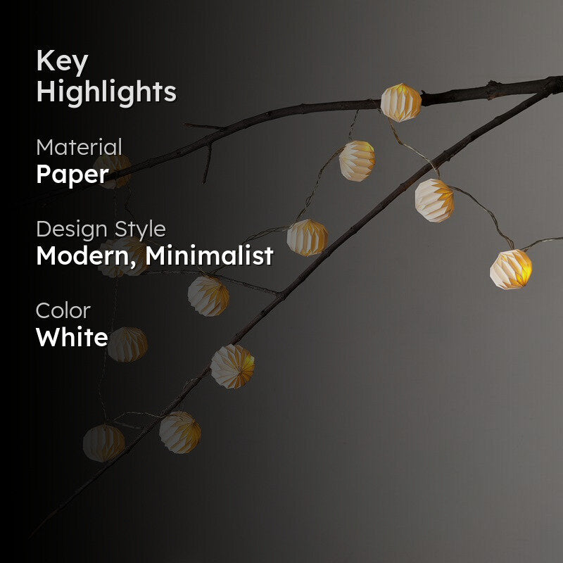 Fig Living Tabla Paper String Light media 2