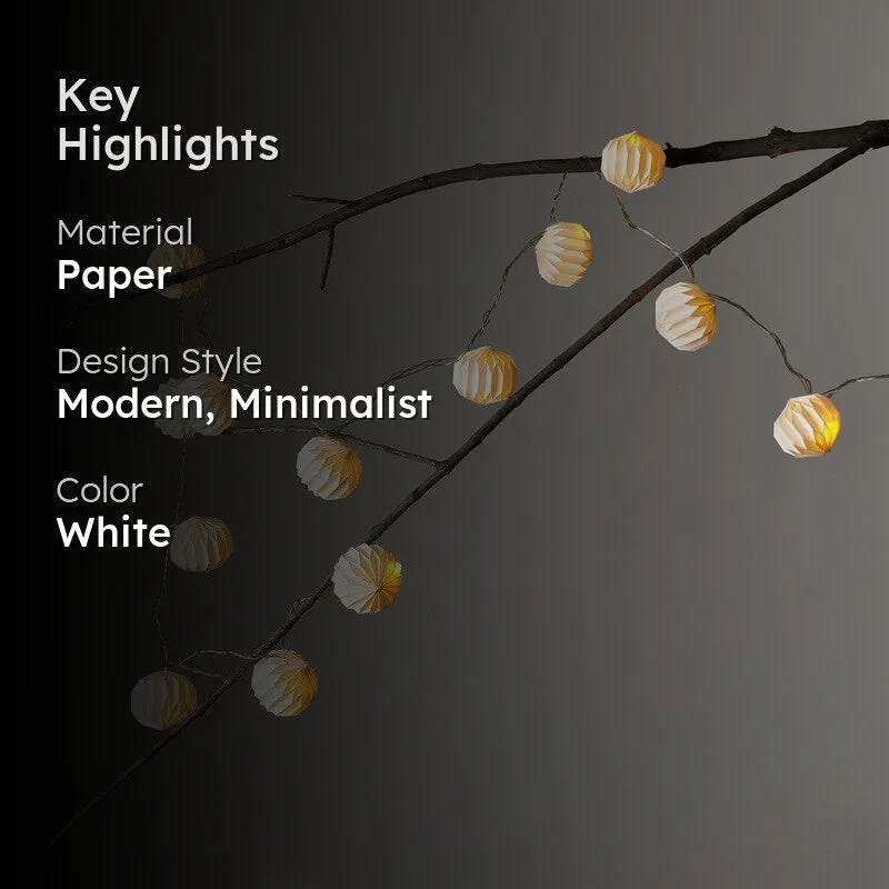 Fig Living Tabla Paper String Light media 2