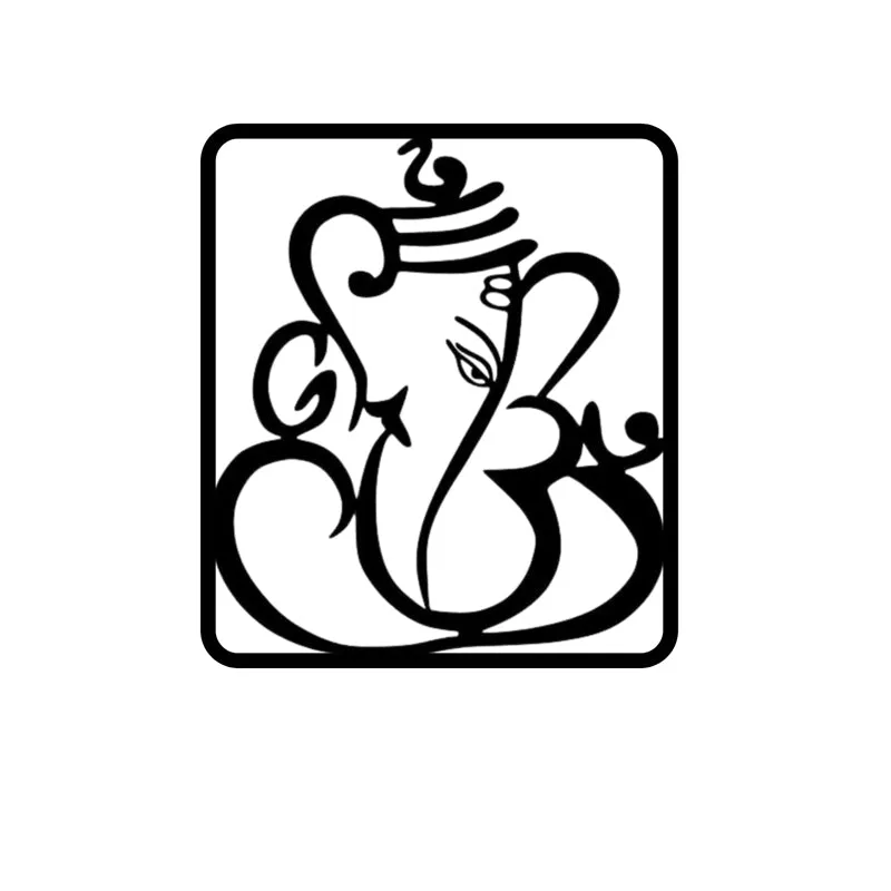 Ganesha Lines Iron Wall Accent media 5