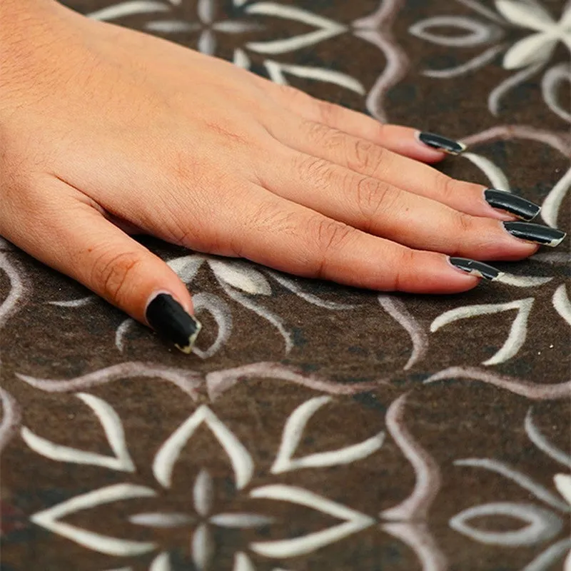 FloorFlora Kitchen Floor Mats (Brown) - Set of Two media 8