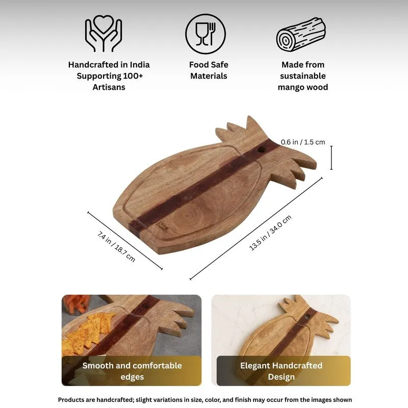 Silvan Ananas Wood Platter media 6