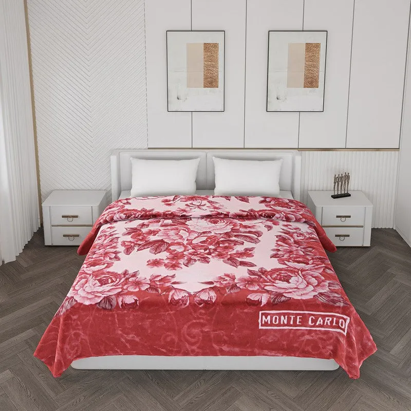 Monte Carlo Crimson Blossom Blanket - 600 GSM media 3