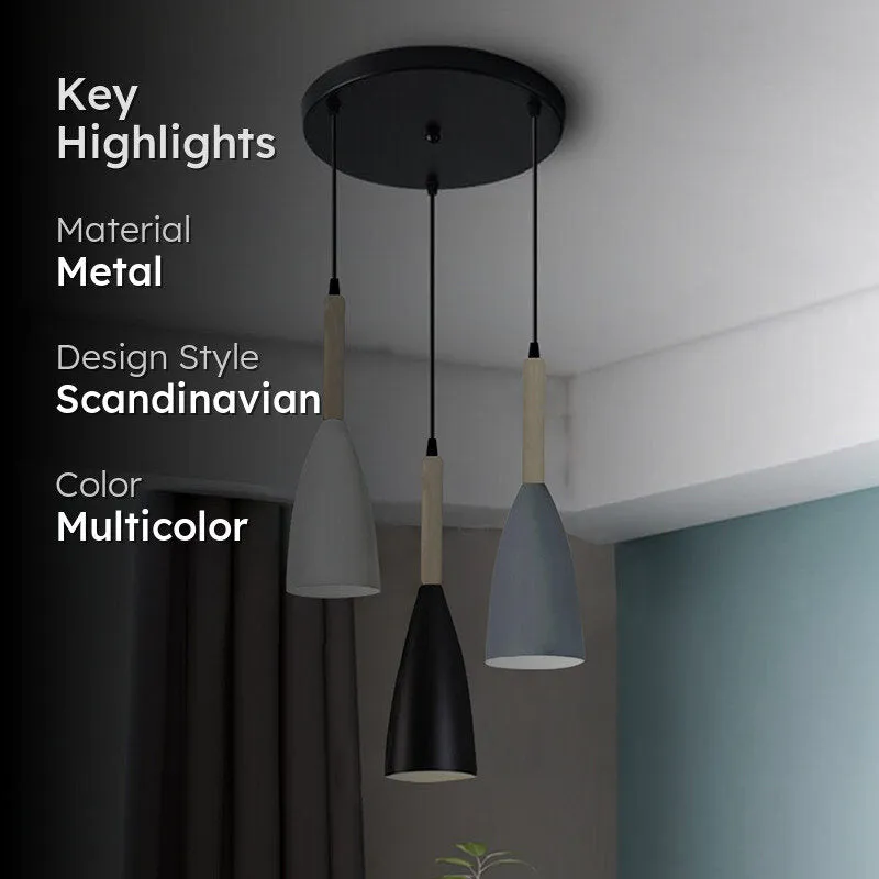 Mistry Clustered Metal Ceiling Lamp - Multicolor media 2