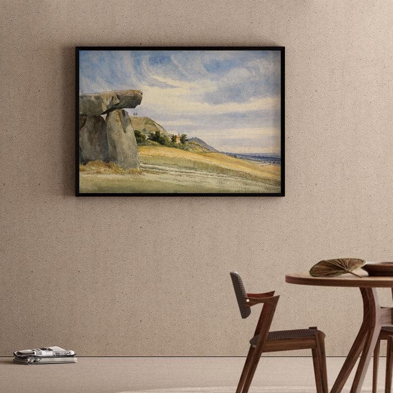 Kent Megolithic Canvas Wall Painting - Black Frame