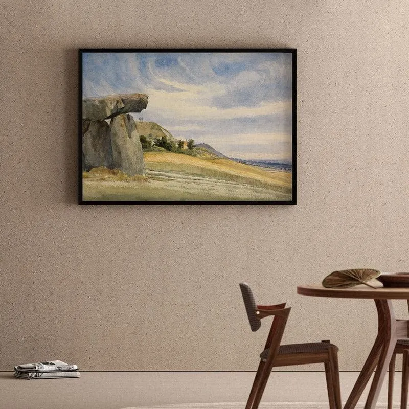 Kent Megolithic Canvas Wall Painting - Black Frame media 1