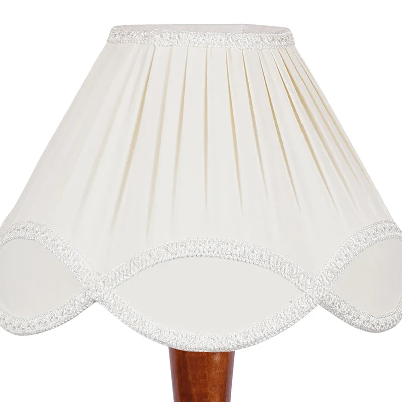 Krida Vintage Wave Wooden Floor Lamp - Off-White media 3